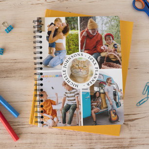 Agenda Colagem de Fotos Moderna 6 Personalizada 2022