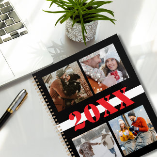 Agenda Colagem de Fotos Moderna Minimalista, Esposa Pilot