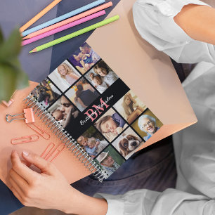 Agenda Colagem de Fotos Moderna   Monogramas 2024