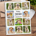 Agenda Colagem de Fotos Moderna Personalizada Pet Dog 11<br><div class="desc">Planeador de calendário de colagem de fotos personalizado para o seu melhor amigo. Mantenha todos os seus compromissos com cães, quer sejam visitas veterinárias, datas de brincadeira de filhotes, aliciamento de cães ou treinamento organizado, cada animal merece um planejador personalizado de fotos de animais de estimação! Nosso planejador de fotos...</div>