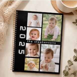 Agenda Colagem de Fotos Personalizada Moderna 6