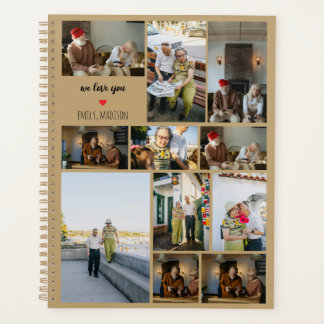 Agenda Colagem de Fotos Personalizadas da Família Nós Ama