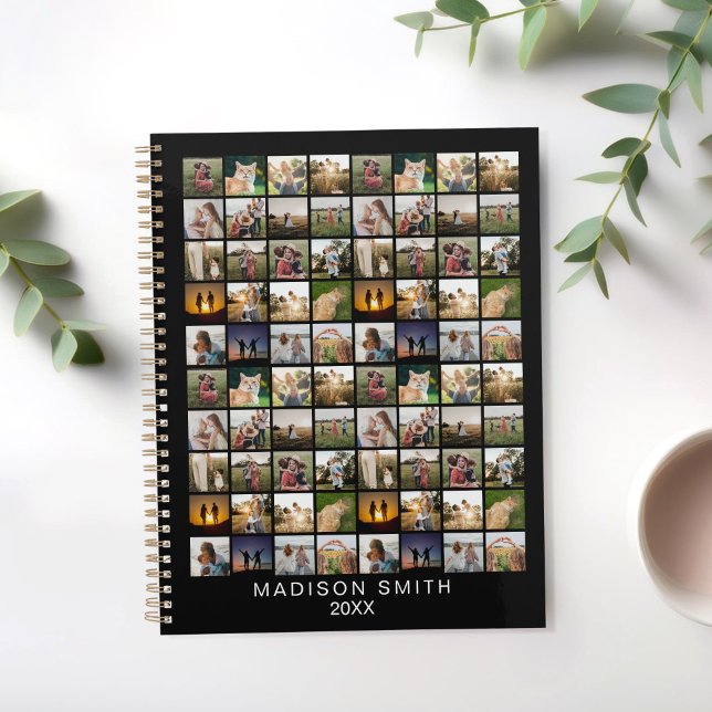 Agenda Colagem personalizada de 80 fotos (Criador carregado)