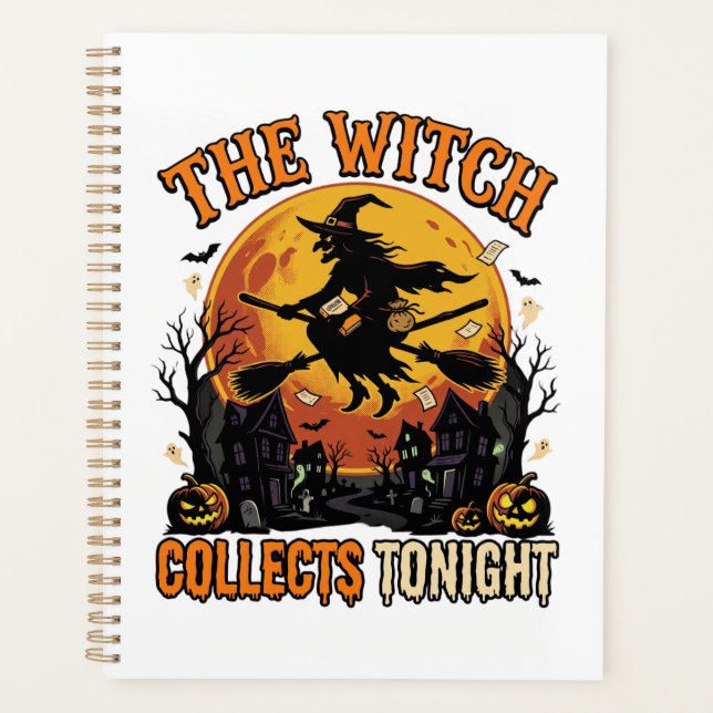 Agenda Coleção de Bruxas de Halloween Humor (Frente)