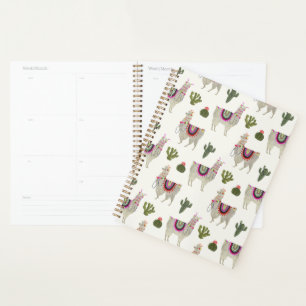 Agenda Coleção Llamarama Llamas de Cute