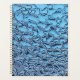 Agenda Colírio suave em vidro azul