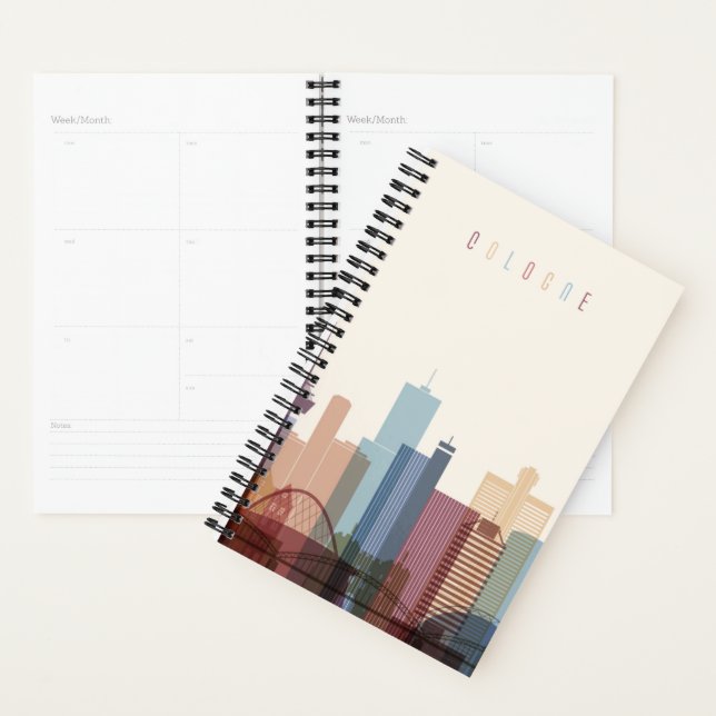 Agenda Colônia, Alemanha | Linha Skyline Cidade (Exibição)