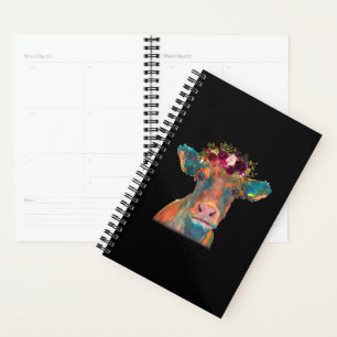 Agenda Coloração d'água Colorida Da Cabeça De Vaca   