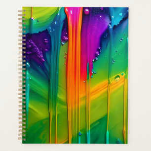 Agenda Colorful Art Lovers Undated Planner