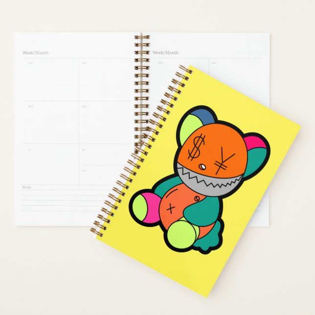 Agenda Colorful bear (Exibição)