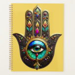 Agenda Colorful Brown Gold Hamsa Rainbow Color Third Eye<br><div class="desc">You are viewing The Lee Hiller Photography Art and Designs Collection of Home and Office Decor,  Apparel,  Gifts and Collectibles. The Designs include Lee Hiller Photography and Mixed Media Digital Art Collection http://LeeHiller.com</div>