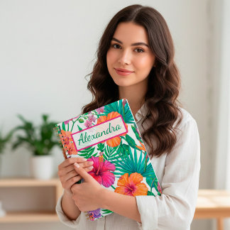 Agenda Colorful Summer Floral Daily Planner