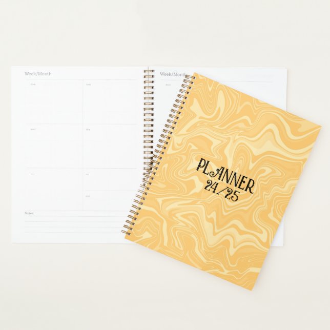Agenda Colorida Marble Planner (Exibição)