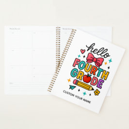 Agenda Colorido Olá Quarta Série