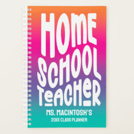 Agenda Colorir Professora Colorida de Homeschool