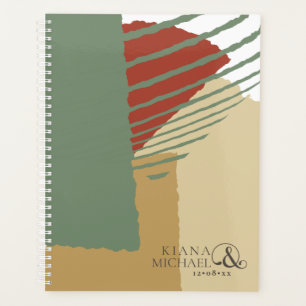 Agenda Colour Block Wedding Autumn ID740