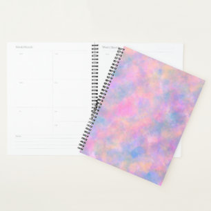Agenda Combinação Incrível de Cores Pastel