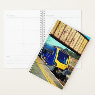 Agenda Comboio amarelo e azul