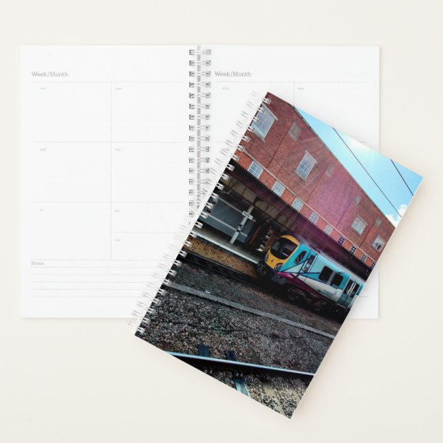 Agenda Comboio azul claro (Exibição)