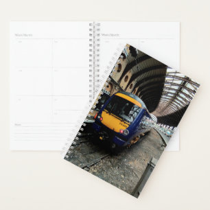 Agenda Comboio azul e amarelo