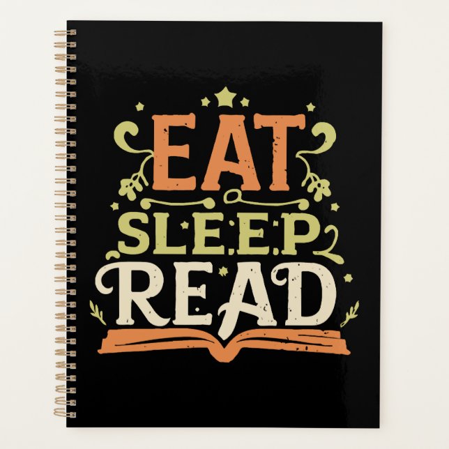 Agenda Comer Dormir Ler, Leitura Divertida (Frente)