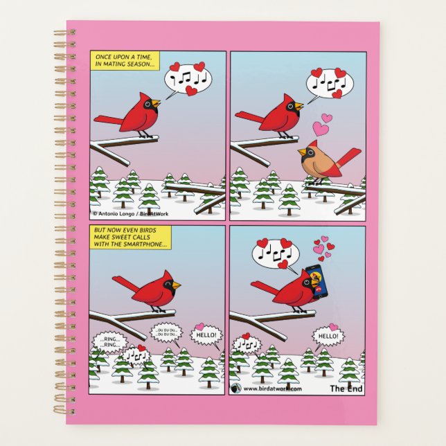 Agenda Comic. Chamadas de Amargo Moderna (Frente)