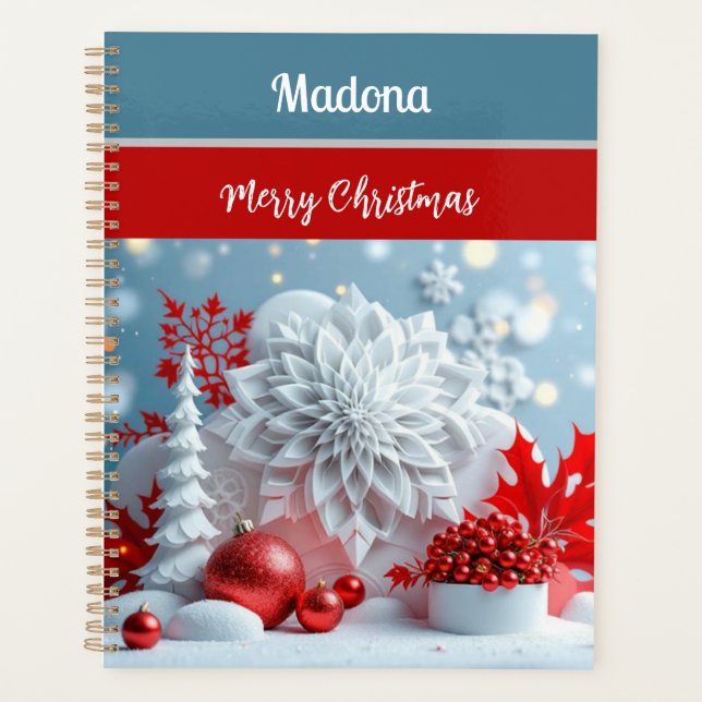 Agenda Composição Flor de Inverno (Frente)