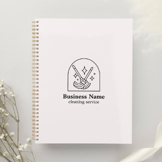 Agenda Compromisso de Serviços de Limpeza de Casa Minimal