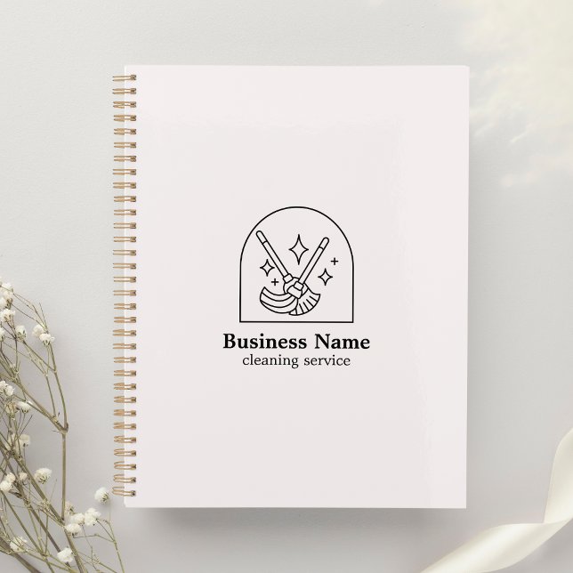 Agenda Compromisso de Serviços de Limpeza de Casa Minimal (Criador carregado)