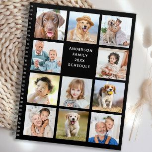 Agenda Compromisso Personalizado da Colagem de Fotos Simp