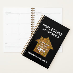 Agenda Compromissos Glitter REAL ESTATE