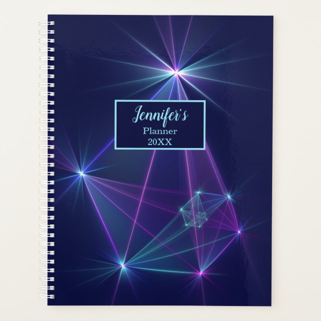 Agenda Constelação, Nome de Arte Fractal Fantasia Abstrat (Frente)