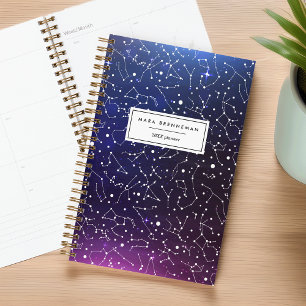 Agenda Constelações legal de Céu Noturno Personalizadas