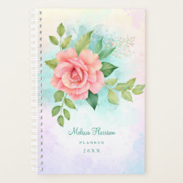 Agenda Cor d'água Lilac Turquesa Ombre Rosa Rosa Rosa Ros