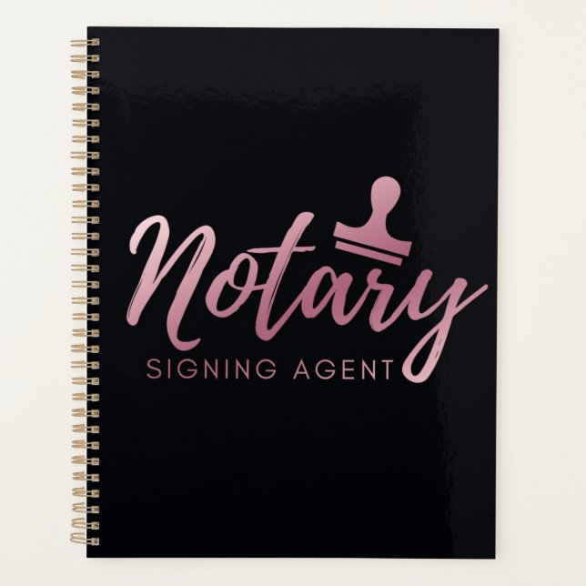 Agenda Cor-de-rosa notarial (Frente)