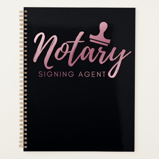 Agenda Cor-de-rosa notarial | Planner (Frente)