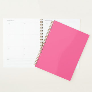 Agenda cor rosa francês