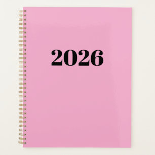 Agenda Cor Rosa Personalizado