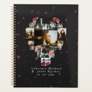 Agenda Coração Fotográfico 18 personalizado moderno mo