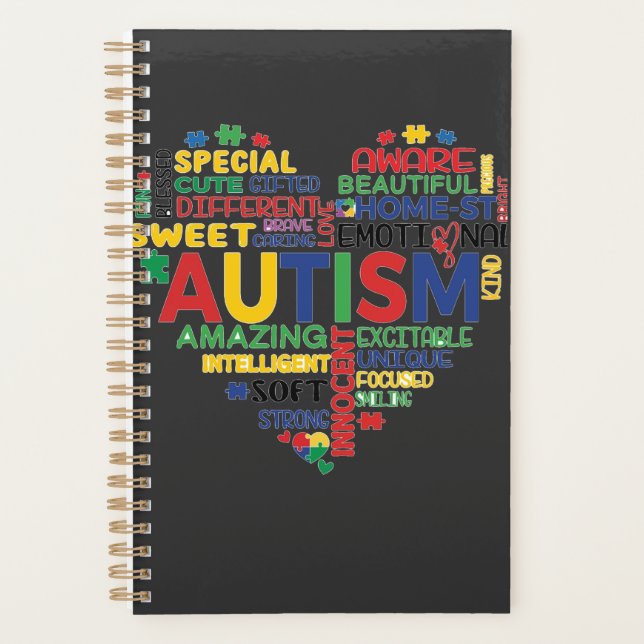 Agenda corazon autismo (Frente)