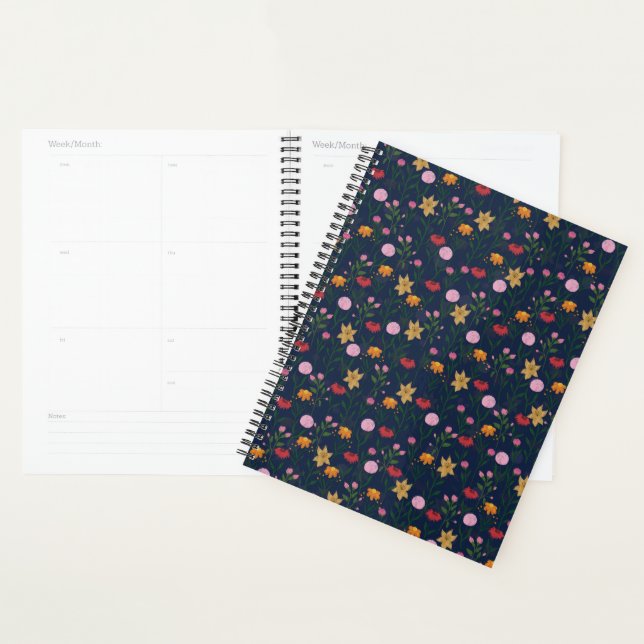 Agenda Cores de flor selvagem Design (Exibição)