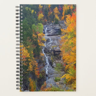 Agenda Cores de Outono Cachoeira de Montanha Folhagem de 