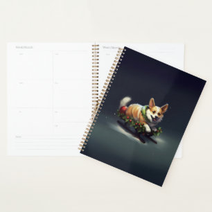 Agenda Corgi Natal neve inverno