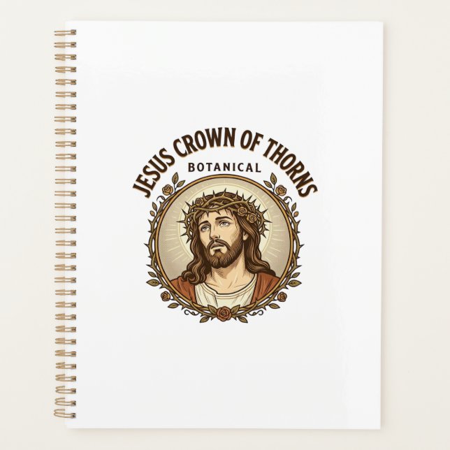 Agenda Coroa de Espinhos de Jesus Coroa de Espinhos Botân (Frente)