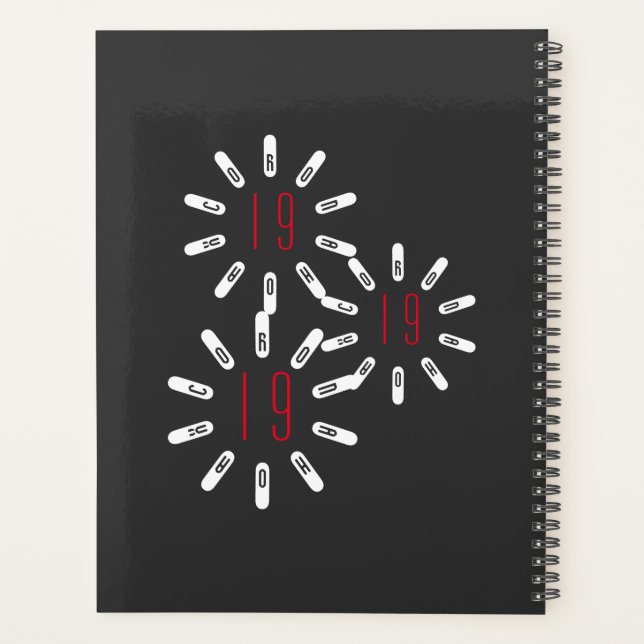 Agenda CORONA 19 HOAX Planner (Verso)