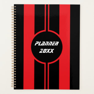 Agenda Corrida Vermelha Black Double Stripes Esportivo Pe