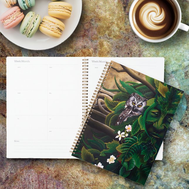 Agenda Coruja Verde Celta (Criador carregado)