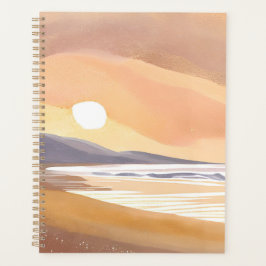 Agenda Costa do Pôr do Sol Amarelo | Pintura Arejada em A