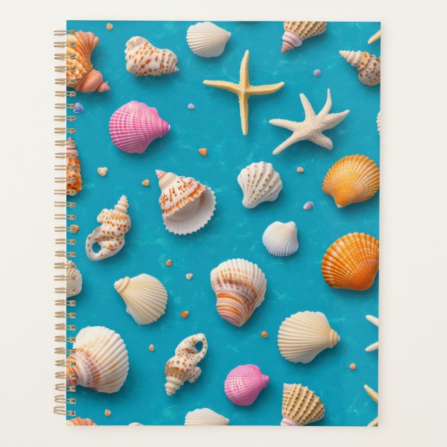Agenda Costeira russa - Conchas, Starfish, Recife (3) (Frente)