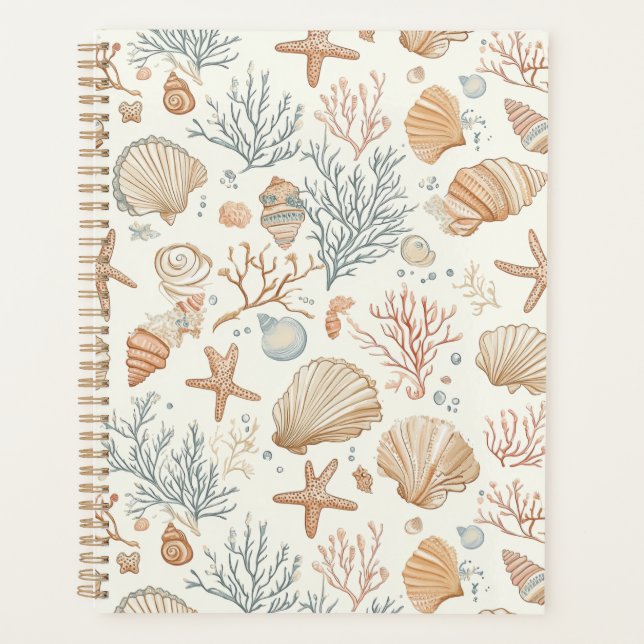 Agenda Costeira russa - Conchas, Starfish, Recife (32) (Frente)